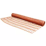 Gard artificial Bradas AS-BR10090261030 Plasa delimitare lucrari in constructii HDPE ORANGE BARRIER NET 100 g/m², celula 90 mm x 26 mm, rola (1 m x 30 m)