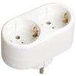 Adaptor electric IEK Т-01/02 2 rotunde / WTP10-16-02