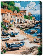 Tablou pe numere BrushMe RMG0013FC 30x40сm (fără cutie) Port liniștit
