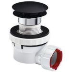Сифон для кухонной мойки Wirquin Nano Quick-Clack Black antimiros D32 30724958