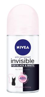 Дезодорант женский  Nivea roll-on Black&White Clear 50мл