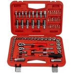 Set de tubulare, bite, duze Jetech 017J775 Set capuri tubulare metrice si inch 3/8