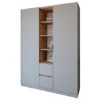 Dulap Smartex (15844) N14 160cm Grafit+St.Inchis
