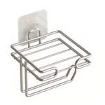 Suport pentru hârtie Teknotel ST175a Suport hartie igienica 9.5x12x5cm, metal alb