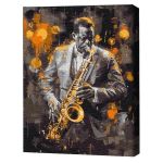 Картина по номерам BrushMe BS54070FC 40х50 cm (fără cutie) Lumea jazzului