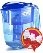 Cană filtrantă pentru apă Apa Noua FF Silver AN голубой (+3 картриджа)