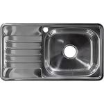 Chiuvetă bucătărie Rubano HD7642P incastrabila 760x420x180mm. (dreapta),inox, luciu-0,8mm