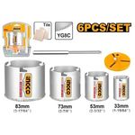 Set de tubulare, bite, duze INGCO HSB4061 (52153)