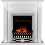 Șemineu electric ArtFlame Orina & Galileo silver, 900x900x270mm, Alb