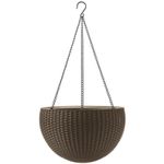 Decor Keter Hanging Sphere Planter Mokka (230502)