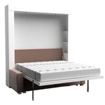 Кровать Flat KOSTAS 180x200 с диваном white