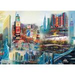 Puzzle Trefl 20147 Puzzle din lemn 1000elem Colaj-New York