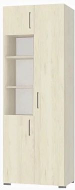 Dulap de birou Tisam Шкаф 3-х дверный с 2-мя открытыми полками 719х405х2025 (6601)