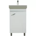 Шкаф под умывальник Bayro Dalas под умыв. Neon 450 универсальный белый мат