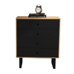 Комод Deco Calvin 80x40x95H Stejar K10/Black
