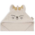 Accesoriu pentru baie Jollein 534-514-68134 Prosop cu gluga Terry Charlie Cat, 75x75cm