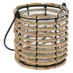 Lumânare Promstore 44939 Candelabru spuspendat Cilindru 32x17cm, stuf/sticla