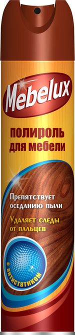 Полироль для мебели Mebelux с антистатиком 300мл