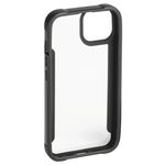 Husă pentru smartphone Hama 215524 Metallic Frame Cover for Apple iPhone 14 Pro, transparent/black