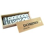 Joc educativ de masă Promstore 38324 Игра домино в деревянной коробке 15.5x5.5x5cm