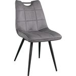 Стул Deco Airis Catifea Grey + Black Legs HLR21