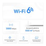 Whole-Home Mesh Dual Band Wi-Fi 6 System MERCUSYS, 