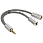 Cablu pentru AV Hama 106334 Jack 3,5 mm to 2x3,5 mm Socket
