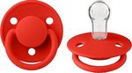 Пустышка силиконовая Bibs De Lux (0-36 мес) Candy Apple
