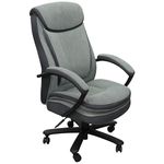 Fotoliu de birou Deco Rico Grey/Black