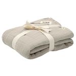 Комплект подушек и одеял BIBS 9401214 Paturica de muselina Swaddle Sand, 120x120 cm