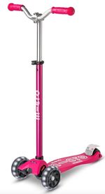 Самокат Micro MMD040 Maxi Deluxe Pro LED Pink