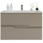 Шкаф под умывальник Bayro подвесной Santos Allegro 800 light grey