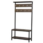 Mobilă pentru antreu Hopeland VS-02 Antreu cu cuierașe (180x90x35cm), Stejar