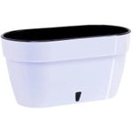 Ghiveci pentru flori Santino Jardiniera Asti 500 (12L, Alb/Negru)