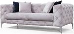 Диван Trendy Como Gri deschis, 90x73x197cm (2 locuri)