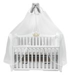 Кроватка PernaMea Baldachin Renaissance Buline Gri (PM.101300/10)