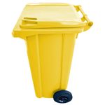 Урна для мусора Uniplast 37236 Cos pentru transportarea deseurilor 240L pe roti (galben) HE