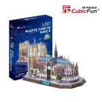 CubicFun пазл 3D Notre Dame de Paris