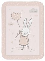 Set de perne si plapume Kikka Boo 31103020133 Plapuma super moale Rabbits in Love, 80x110 cm