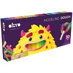Набор для творчества Okto 25009 Set creativ cu plastilină aerată Air Clay, 30buc