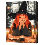 Tablou pe numere BrushMe RBS54413FC 30x40cm (fără cutie) Noaptea vrăjitoarei