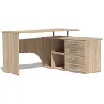 Офисный стол Fabrik Home СК-01 правый дуб сонома