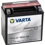 Автомобильный аккумулятор Varta 12AH 200A(EN) клемы 1 (152x88x147) M6 018 AGM YTX14-BS. (512014020K544)