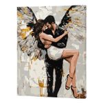 Tablou pe numere Ideyka KHO8657 40x50cm Eco, Salvarea ei cu vopsele metalic extra