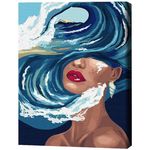 Tablou pe numere BrushMe PGX37549FC 40x50 сm (fără cutie) Ocean de gânduri