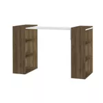 Masă de birou Trendy La indemana, Nuc, Alb (GTR001096)