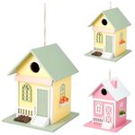 Декор Promstore 44549 Casuta din lemn pentru păsări, 18x18x23cm