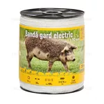 Bandă gard electric – 10 mm – 200 m – 60 kg – 11 Ω/m