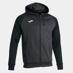 FINAL SALE - Олимпийка JOMA - ACADEMY IV ZIP-UP HOODIE ANTHRACITE BLACK