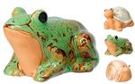 Decor ProGarden 33818 Figurina Broasca, Testoasa, Melc, 11cm, portelan